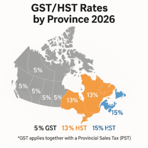 Shopify sellers in Canada must charge GST/HST once sales hit $30,000. This guide covers registration, Shopify setup, rates by province, and compliance tips to avoid penalties.